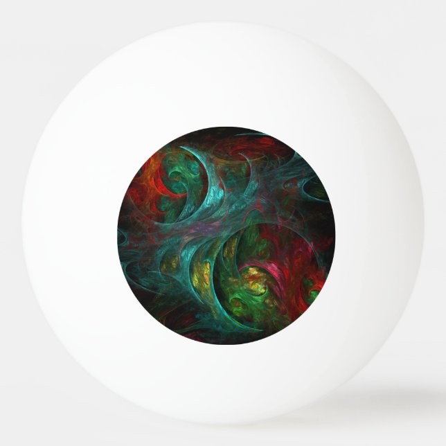 Pelota De Ping Pong Génesis Nova Resumen Arte (Anverso)