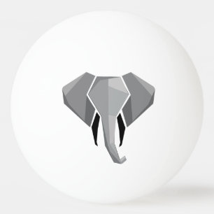 Pelota De Ping Pong Geometría Cabeza elefante