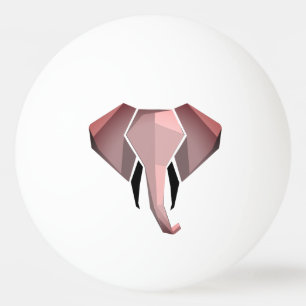 Pelota De Ping Pong Geometría Cabeza elefante