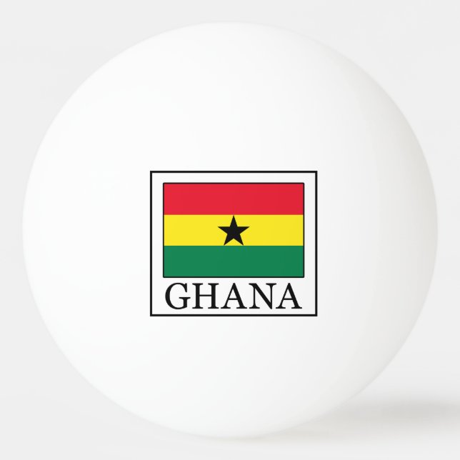 Pelota De Ping Pong Ghana (Anverso)