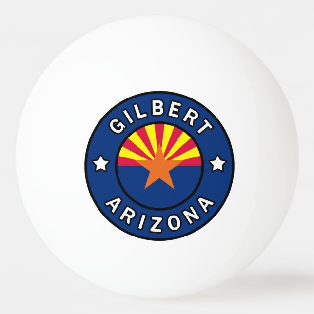 Pelota De Ping Pong Gilbert Arizona (Anverso)