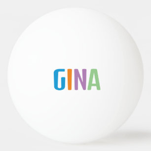 Pelota De Ping Pong Gina