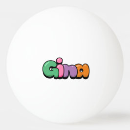 Pelota De Ping Pong Gina