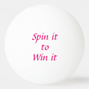 Pelota De Ping Pong Girarlo para ganarlo editable