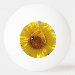 Pelota De Ping Pong Girasol amarillo