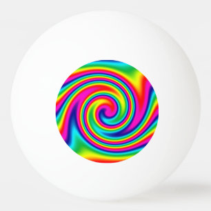 Pelota De Ping Pong Giro arcoiris