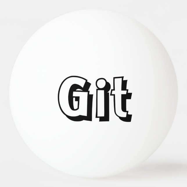 Pelota De Ping Pong Git (Anverso)