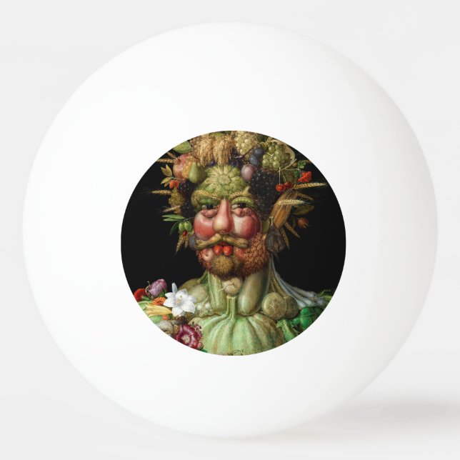 Pelota De Ping Pong Giuseppe Arcimboldo - Vertumnus (Anverso)