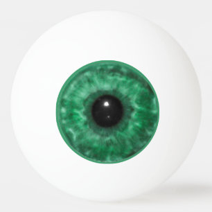 Pelota De Ping Pong Globo del ojo verde