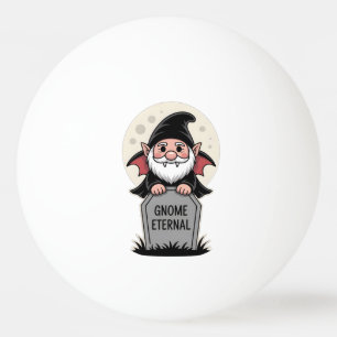 Pelota De Ping Pong Gnomo vampiro de dibujos animados lindos parado en