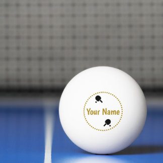Pelota De Ping Pong Gold personalisiert
