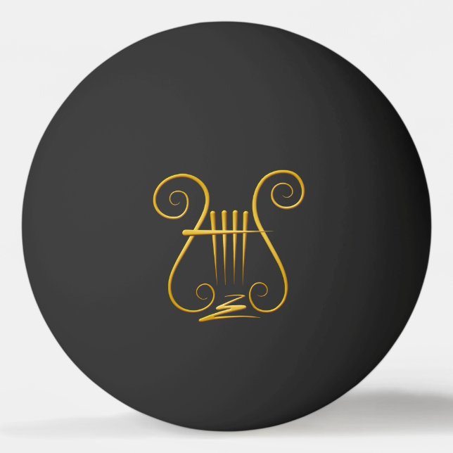 Pelota De Ping Pong Golden Lyre (Anverso)