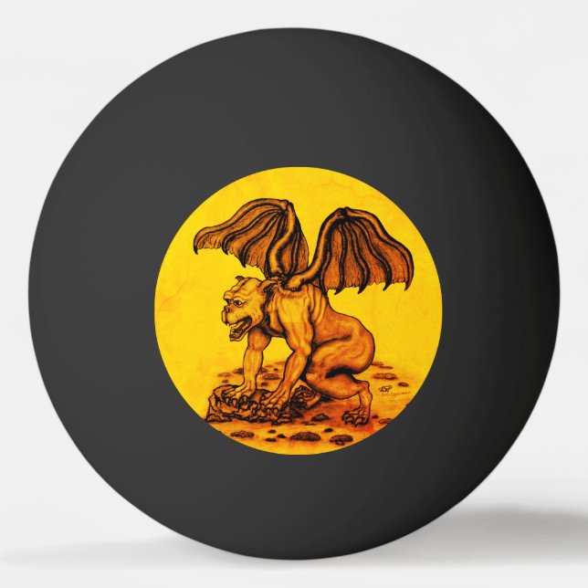 Pelota De Ping Pong Golem Gargoyle (Anverso)