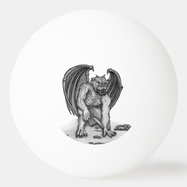 Pelota De Ping Pong Golem Gargoyle (Anverso)