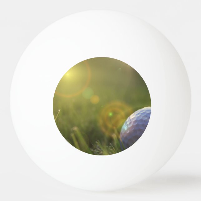 Pelota De Ping Pong Golf en un día soleado (Anverso)
