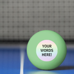 Pelota De Ping Pong Golpe de arcoiris en la bolera de Ping Pong