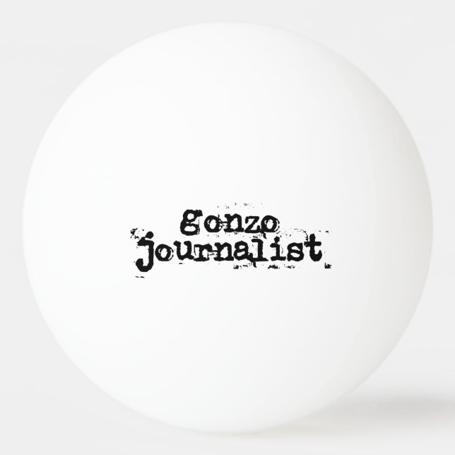 Pelota De Ping Pong Gonzo Journalist (Anverso)