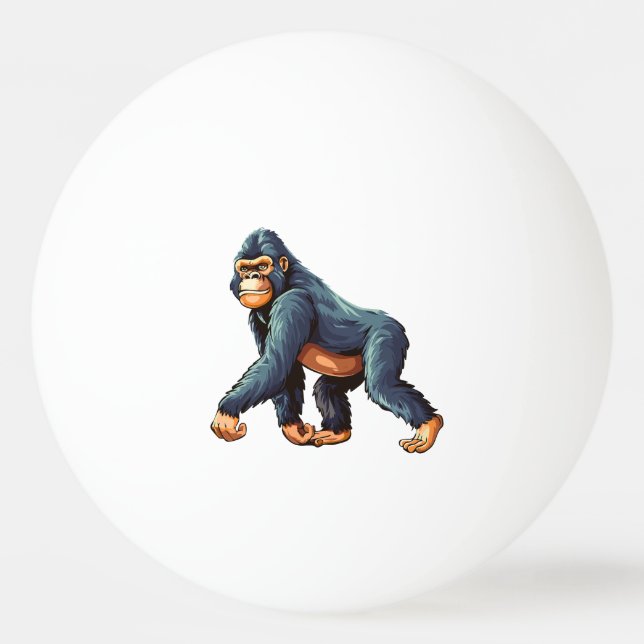 Pelota De Ping Pong Gorila (Anverso)