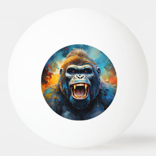 Pelota De Ping Pong Gorila sonriente