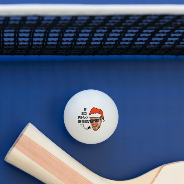 Pelota De Ping Pong Gorra de Navidad Divertida Si se Pierde, Devuelva  (Mesa)