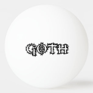 Pelota De Ping Pong Gótico