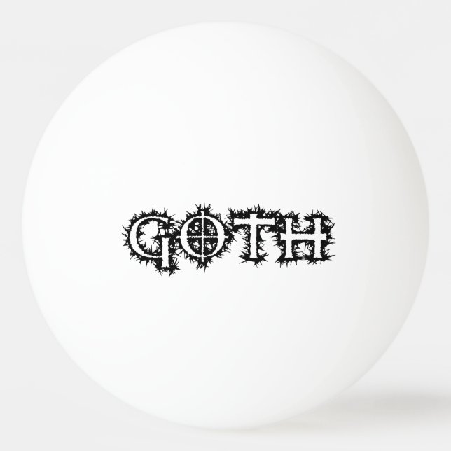 Pelota De Ping Pong Gótico (Anverso)