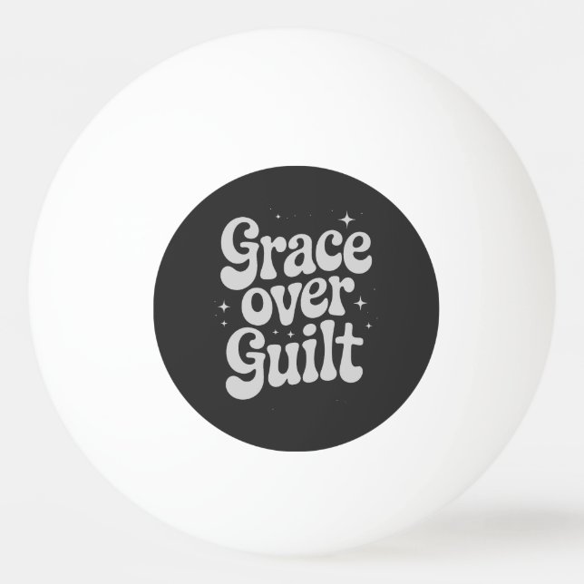 Pelota De Ping Pong Grace Over Guilt (Anverso)