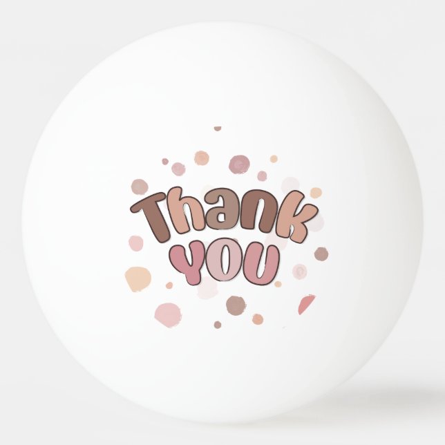 Pelota De Ping Pong Gracias (Anverso)