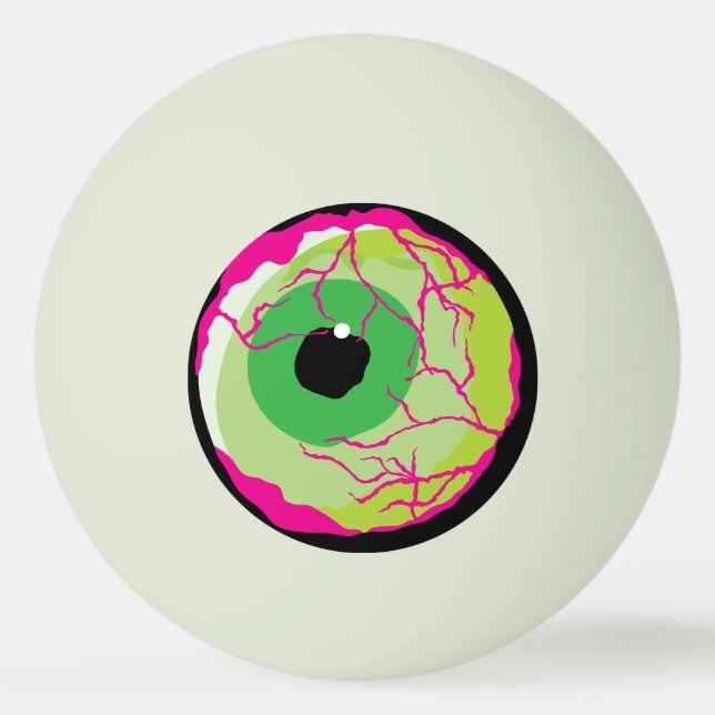 Pelota De Ping Pong Graciosa cerveza zombie de béisbol o (Anverso)