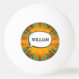 Pelota De Ping Pong Gracioso libro de historietas genial personalizado