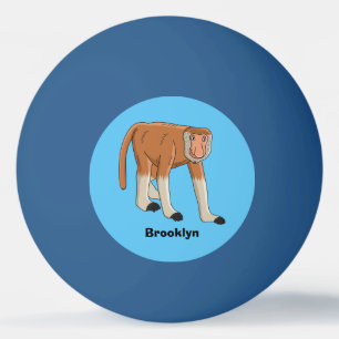 Pelota De Ping Pong Gracioso proboscito personalizado ilustracion