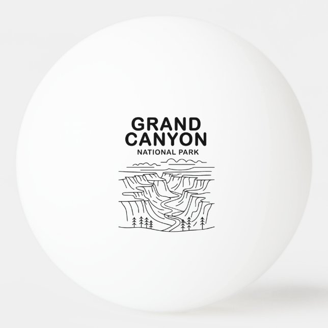 Pelota De Ping Pong Gran Cañón Parque Nacional de Arte (Anverso)