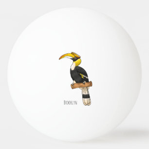 Pelota De Ping Pong Gran ilustracion de personalizado de aves de balle
