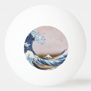 Pelota De Ping Pong Gran ola de tsunami frente a Kanagawa Japón por Ho
