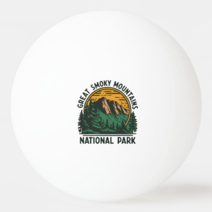 Pelota De Ping Pong Gran Parque Nacional de Montañas Smoky