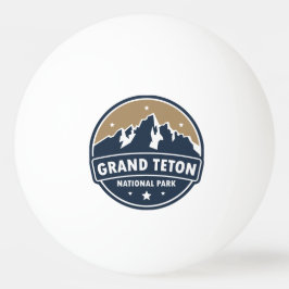 Pelota De Ping Pong Gran Parque Nacional de Teton