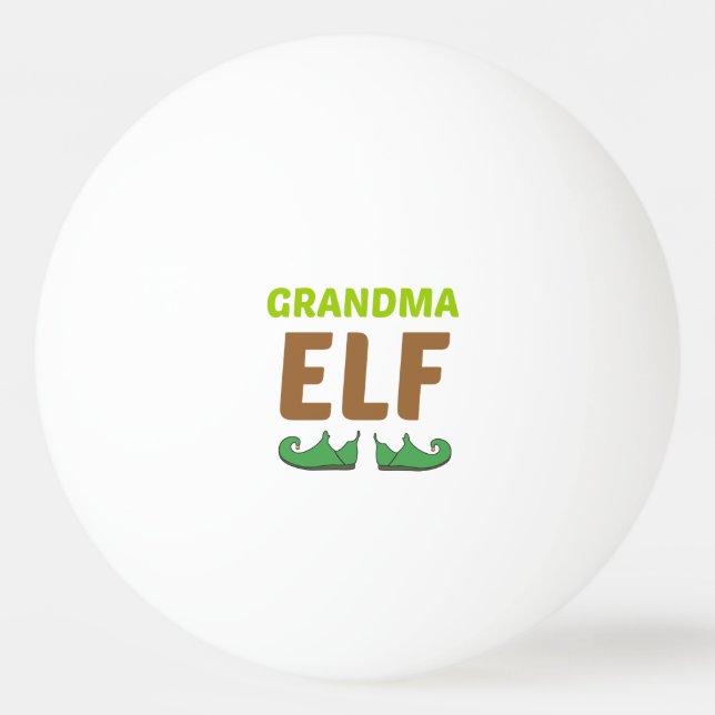 PELOTA DE PING PONG GRANDMA ELF (Anverso)