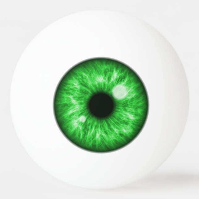 Pelota De Ping Pong Green Eye Funny Ping Pong Ball (Anverso)
