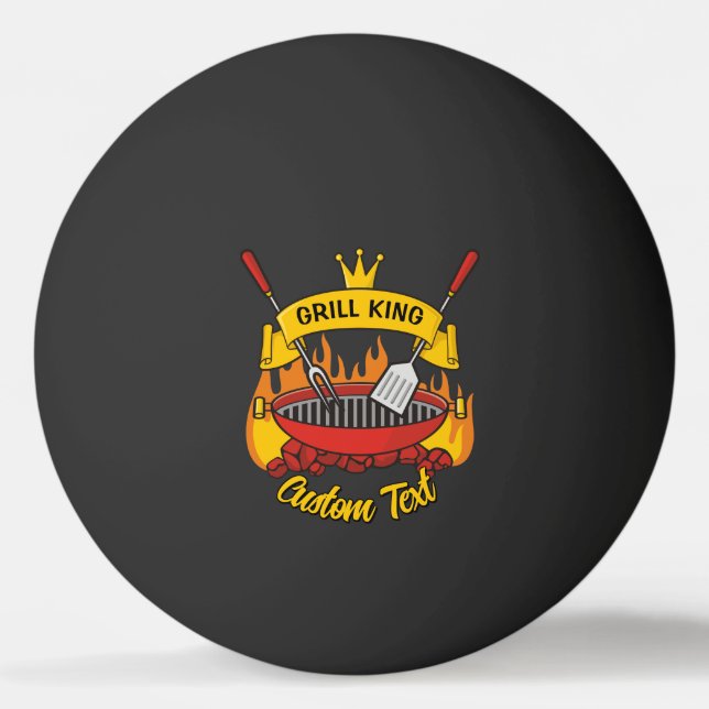 Pelota De Ping Pong Grill King (Anverso)