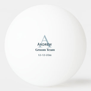 Pelota De Ping Pong groomsmen de equipo simple y personalizado en mono