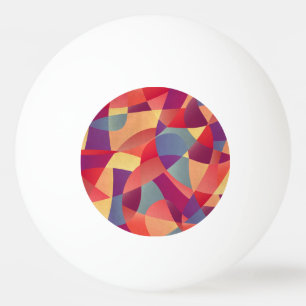 Pelota De Ping Pong Grunge colorido: fondo de triángulos geométricos