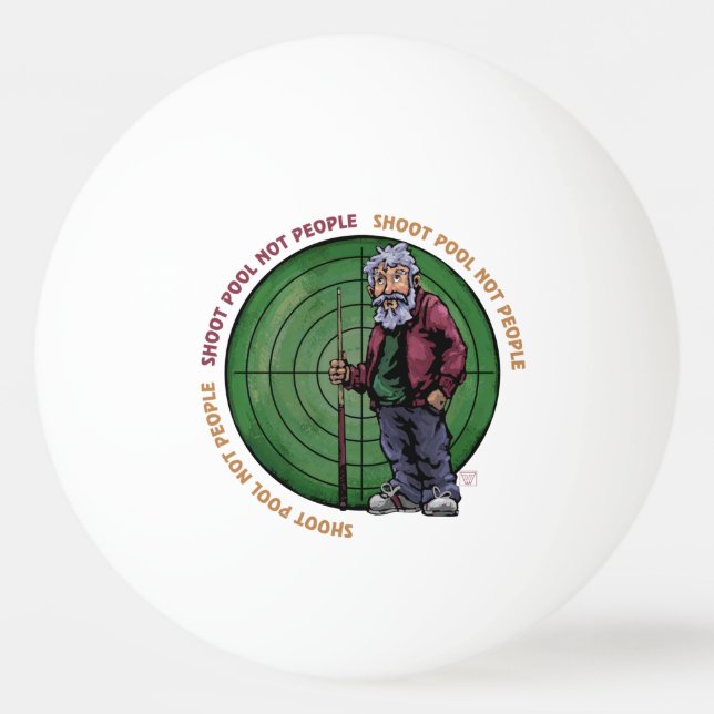 Pelota De Ping Pong Grupo de tiro No personas (Reverso)
