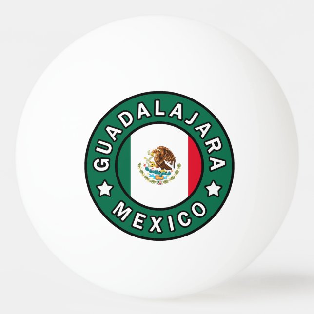 Pelota De Ping Pong Guadalajara México (Anverso)