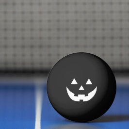 Pelota De Ping Pong Guapo negro Jack o linterna divertido Halloween