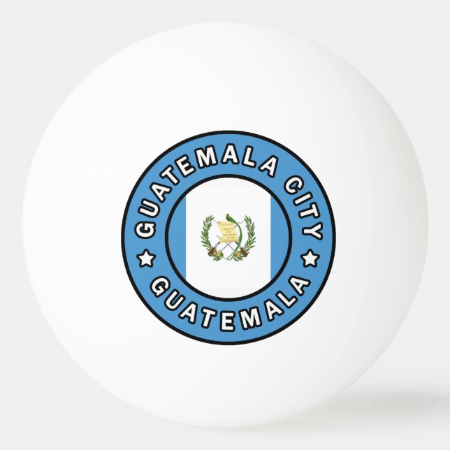 Pelota De Ping Pong Guatemala (Anverso)