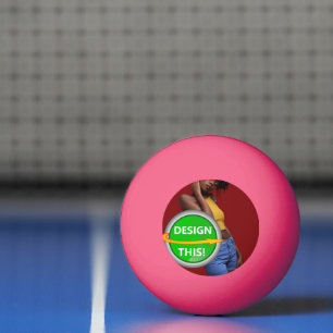 Pelota De Ping Pong ¡Guay! 1 Estrella Ping Pong Ball - Rosa - Personal