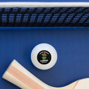 Pelota De Ping Pong Guerrero de cáncer no promedio Cool