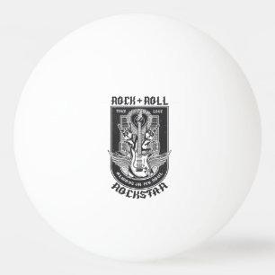 Pelota De Ping Pong Guitar Rock Design Golf Balls