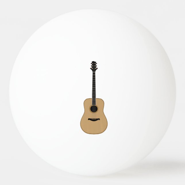 Pelota De Ping Pong Guitarra encantadora (Anverso)