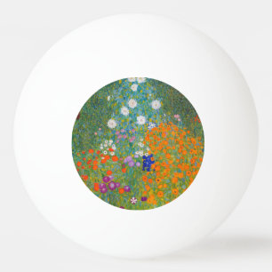 Pelota De Ping Pong Gustav Klimt - Jardín de flores